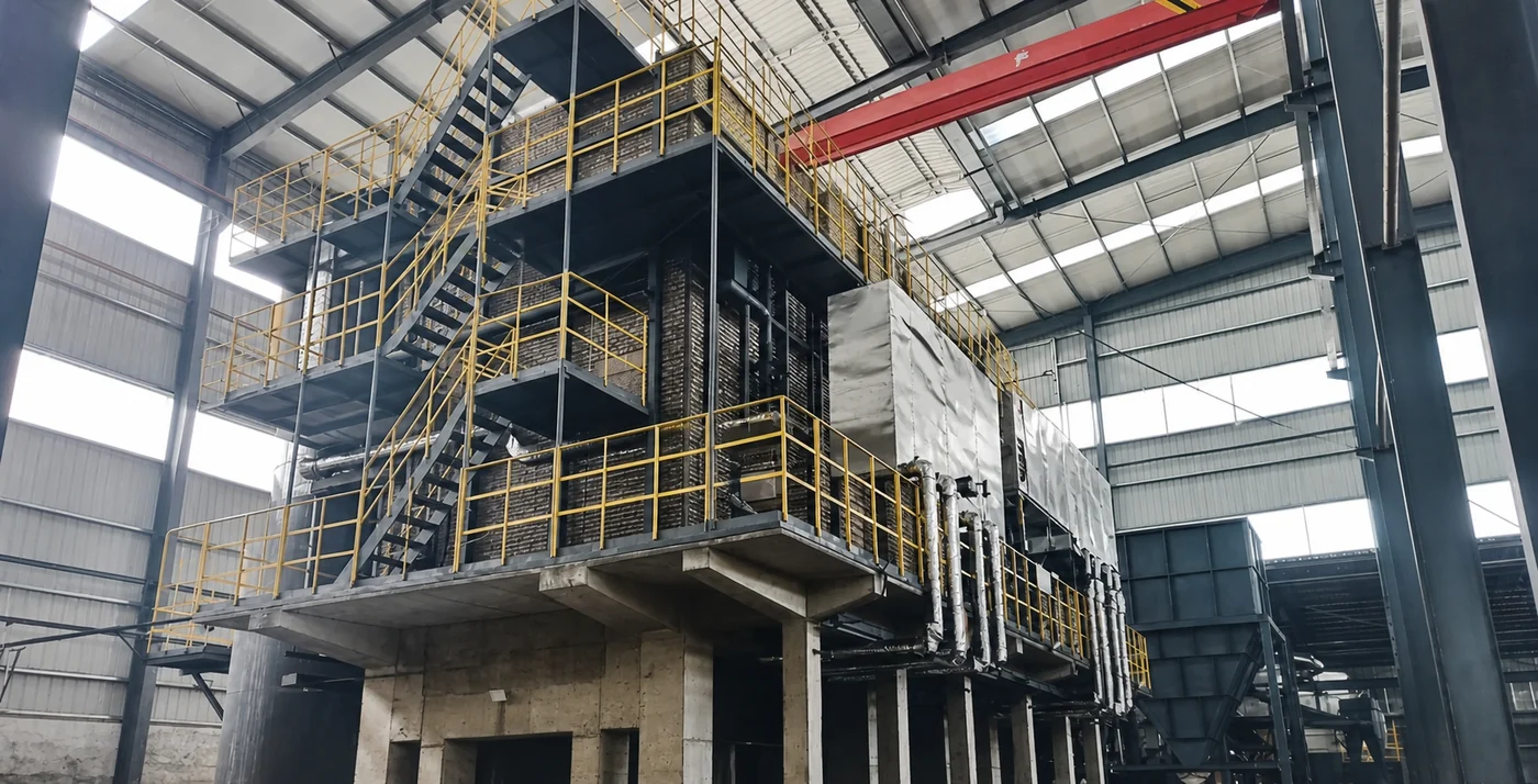 Activated carbon process at the manufacturing base